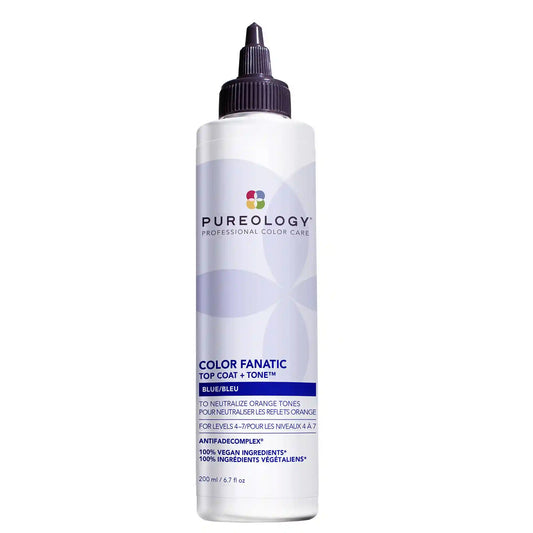 Color Fanatic Top Coat + Tone Blue