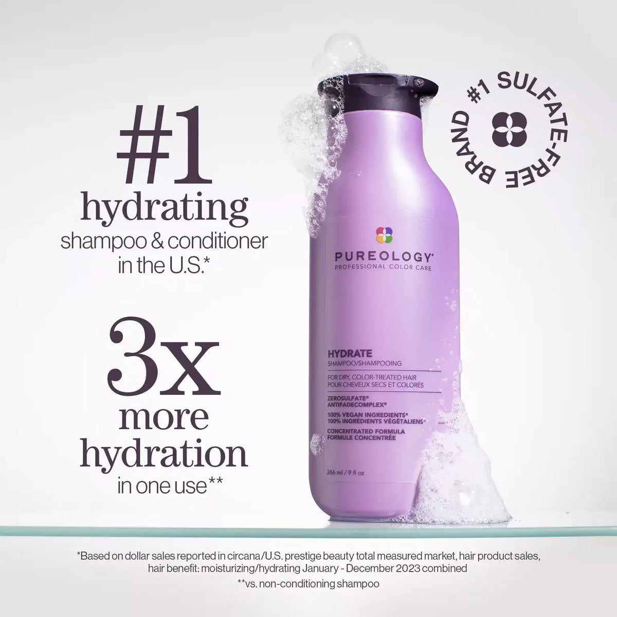 Hydrate Shampoo & Conditioner: Sulfate-Free Set for Deep Hydration