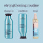 Strength Cure Shampoo and Conditioner Duo: Sulfate-Free Repairing Set for Damaged Hair